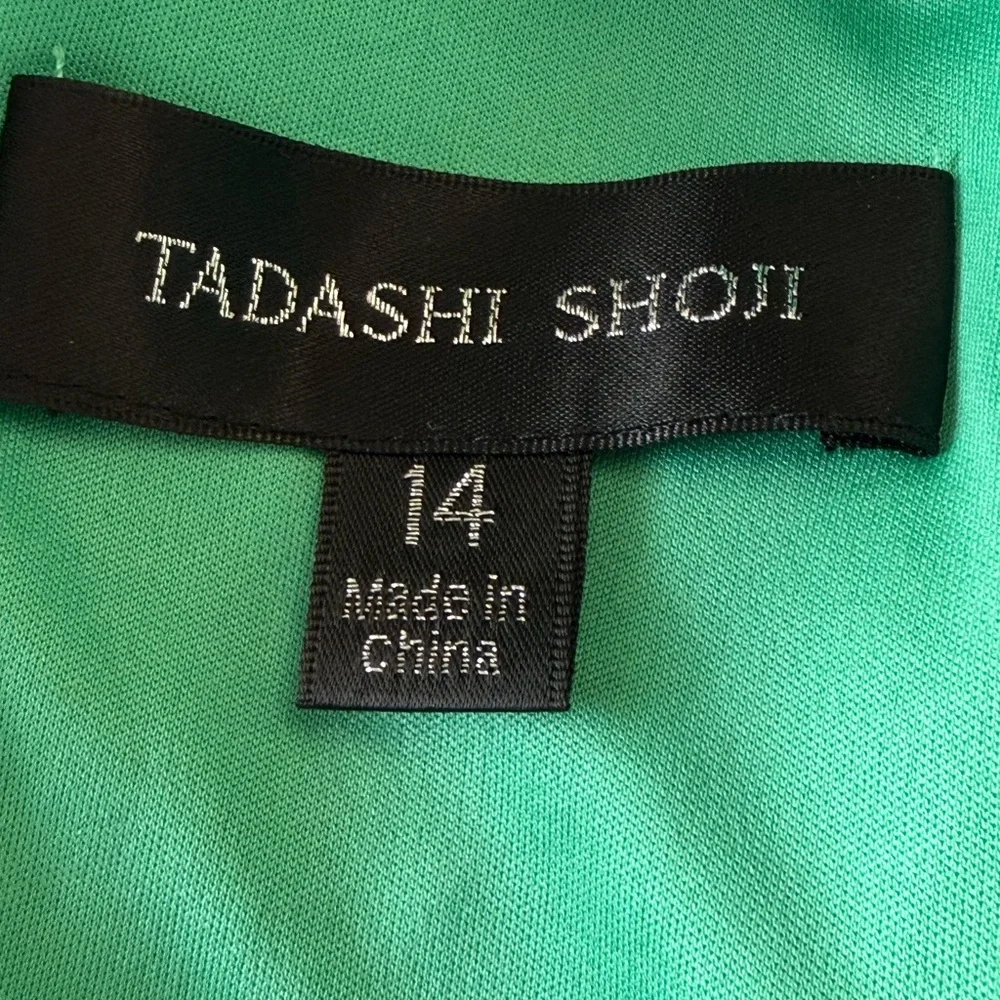 Tadashi Shoji Lacroix Tea Length Dress Size 14‎ Embroidered - Picture 5 of 8